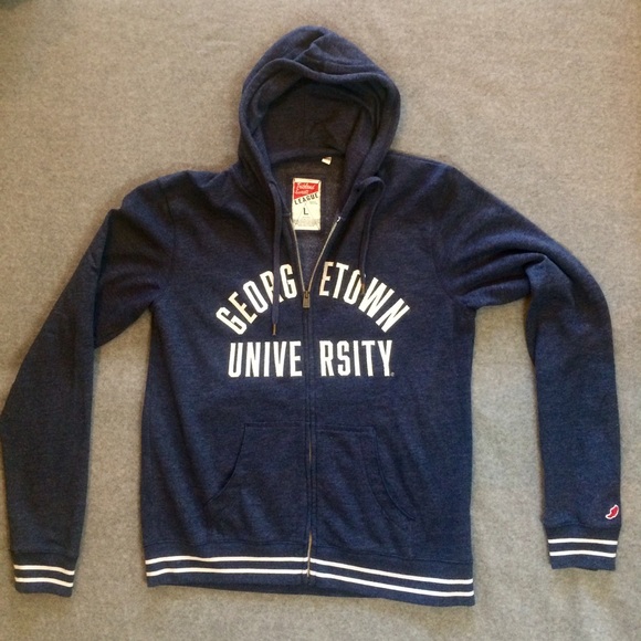 League 91 Other - Georgetown Tri-Blend Collegiate full zip hoodie